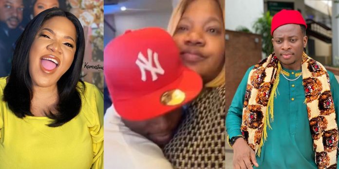 Actress Toyin Abraham reacts after being dragged over extensive hug with comedian Sydney Talker