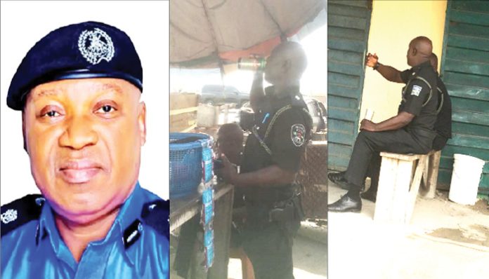 LAGOS CP AND DRINKING COPS