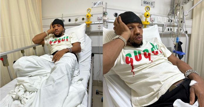 Charles Okocha survives ghastly car accident.