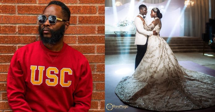 Love Doctor, Joro Olumofin, celebrates newly wed couple who met on his dating platform