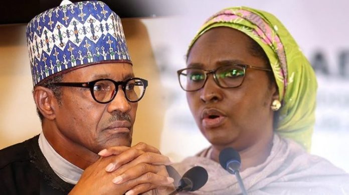 Muhammadu Buhari and Zainab Ahmed