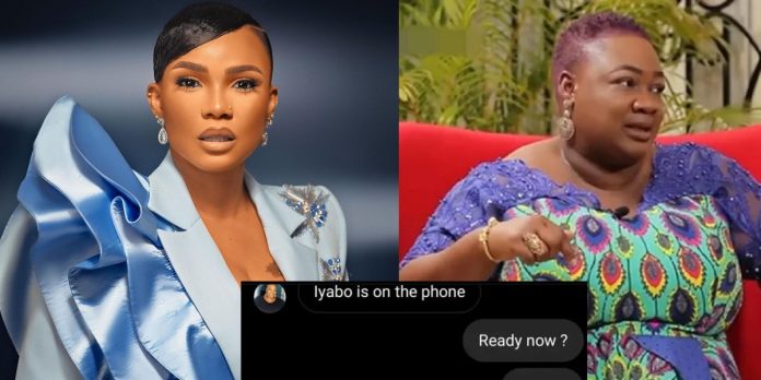 “Never take a bullet for anyone” – Actress Iyabo Ojo blows hot, unfollows comedian Princess for allegedly leaking their chat on Halima Abubakar’s saga with Apostle Suleman (Screenshots)