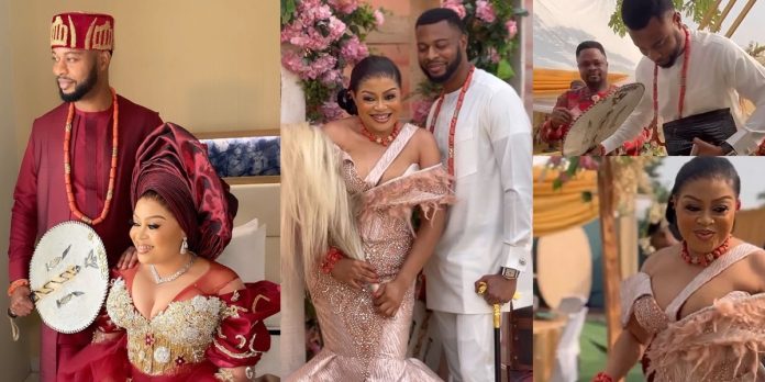 Photos/Videos from veteran actress, Nkiru Sylvanus’ traditional wedding