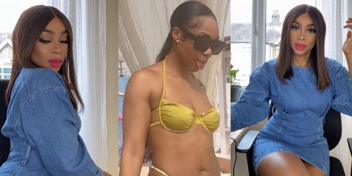 “Shyness and lack of body confidence always stopped me” – Media personality, Maria Okan says as she wears bikini for the first time in public (Video)