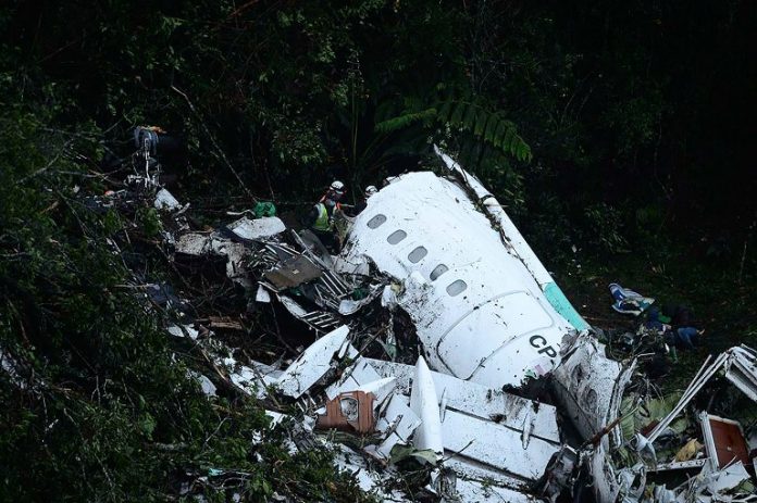 FBL-COLOMBIA-BRAZIL-ACCIDENT-PLANE