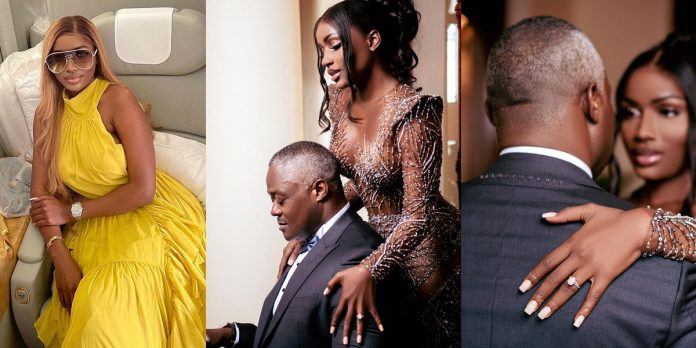 “Y’all are completely dismissing my years of hard work” – 22-year-old socialite, Mya Jesus replies those saying she’s with her older fiancé for his wealth