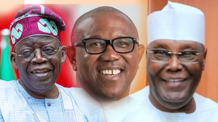 Tinubu, Obi and Atiku