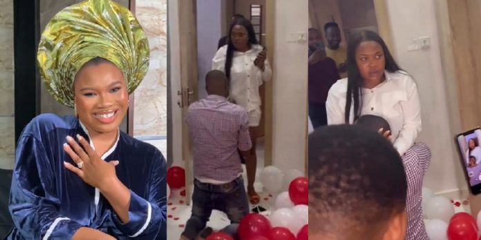 Actress, Debbie Shokoya finally breaks silence on her countenance in proposal video