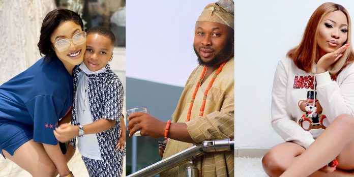 Actress Tonto Dikeh reacts after best friend, Doris Ogala slammed her ex-husband, Churchill over birthday message to son