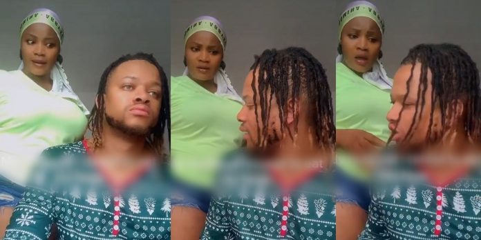 Actress, Uche Ogbodo cries out as her husband rejects her food because she denied him on bed (Video)