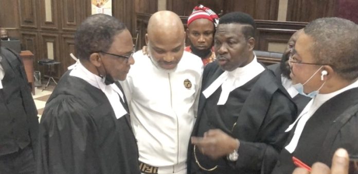 Nnamdi kanu and his lawyers
