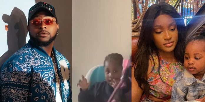 “Davido’s gene is strong” – Reactions as Davido’s fourth babymama, Larissa London, shares new video with son, Dawson (Watch)