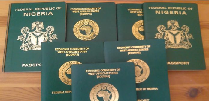 Nigerian international passports