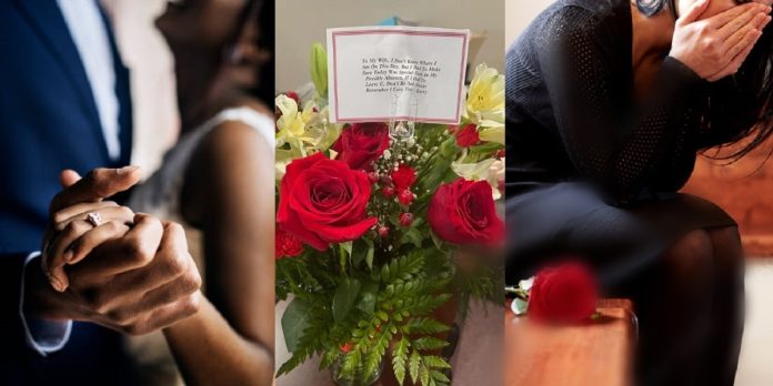 “If I had to leave you, don’t be sad” – Woman receives Valentine gift her late husband ordered days before his death