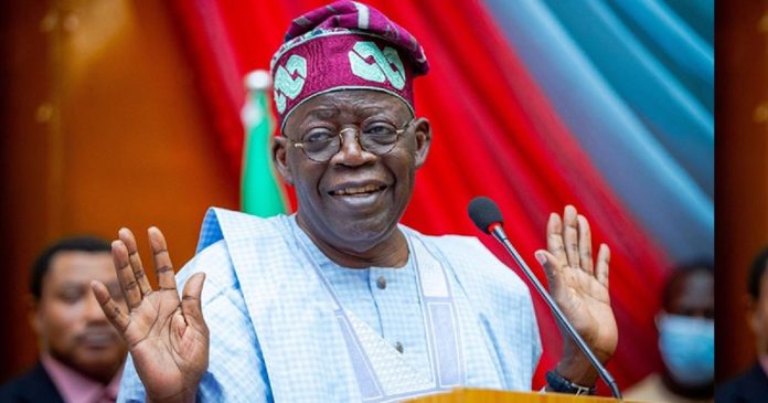 Lady hails Tinubu as a GOAT after receiving branded bags of rice