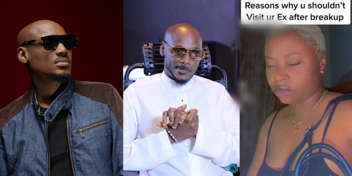“Legend” – Singer, 2Baba’s comment on viral video about why people shouldn’t visit their exes sparks reactions