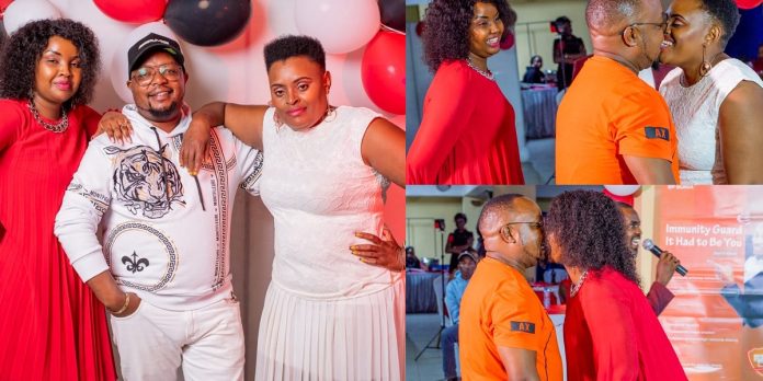 Man celebrates Valentine’s Day with his two wives (Photos)