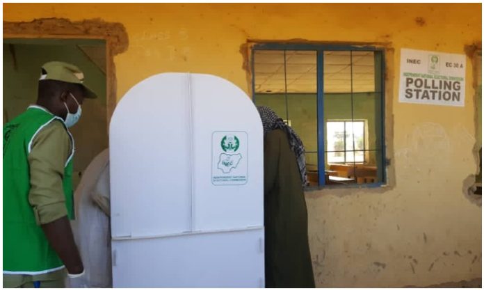 INEC Voting cubicle