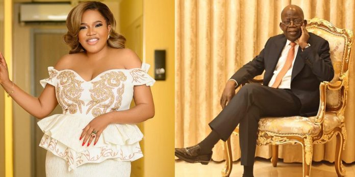 “My president is just too cute” – Actress, Toyin Abraham gushes over Bola Ahmed Tinubu