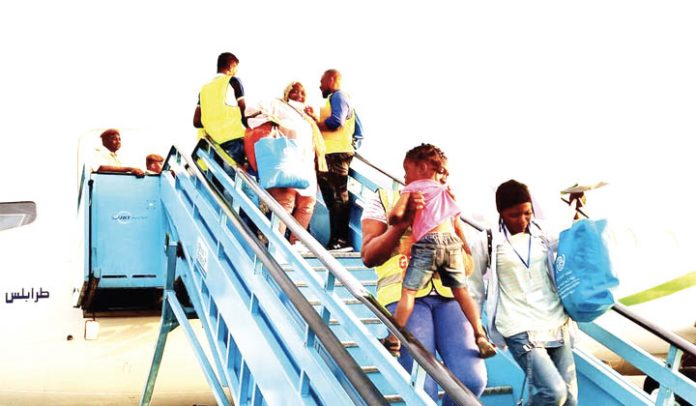 Nigerian returnees from Libya