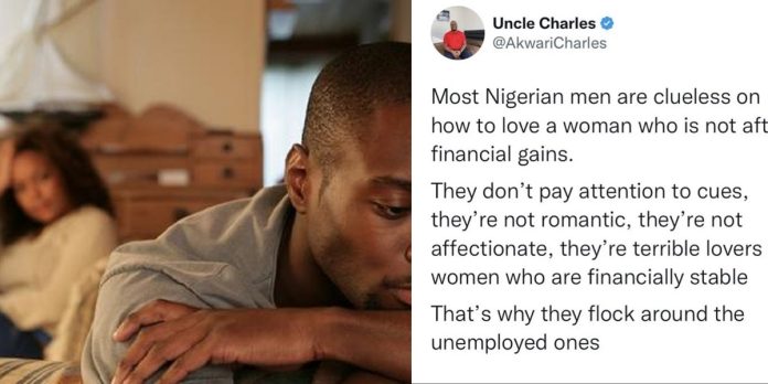 “Nigerian men are clueless on how to love women” – Twitter user