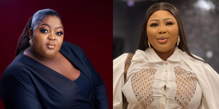 “Respect yourself!” – Actress, Eniola Badmus issues stern warning to colleague, Omowunmi Ajiboye