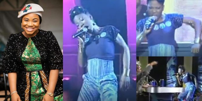 “Thank God for salvation” – Reactions as throwback video of Mercy Chinwo performing Fela’s ‘Zombie’ surfaces (Watch)