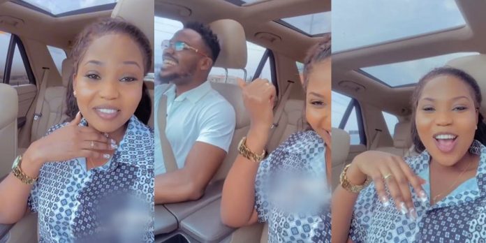 “This is embarrassing” – Mixed reactions as lady proudly admits she was not her husband’s spec, reveals why he married her (Video)