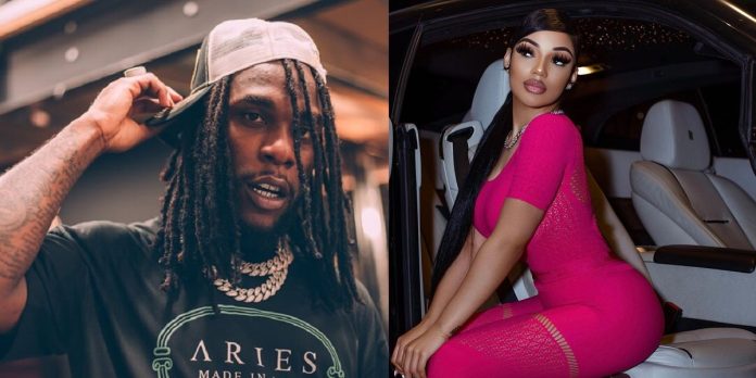 US Influencer, Juice Gyal claims she’s singer, Burna Boy’s new girlfriend; shares video to corroborate her claim (Watch)