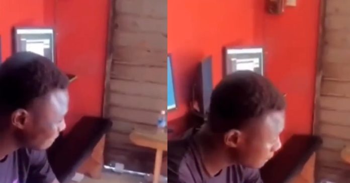 Young man in tears after ‘mistakenly’ using his employer’s N130k to play bet