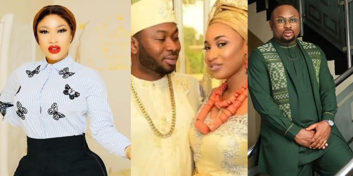“You’re not a father, you’re a deadbeat” – Actress Tonto Dikeh drags ex-husband, Olakunle Churchill to shreds, leaks chat (Screenshot)