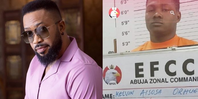 Actor, Freddie Leonard reacts as EFCC arrests his impostor who scammed a woman of N104m