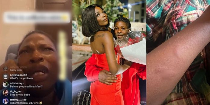 “After all I’ve done for you” – James Brown’s sister, Gracious in tears as she calls out her boyfriend for alleged abuse, r@pe (Video)