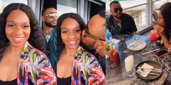 Businesswoman, Sandra Iheuwa finally shows off new lover, Morachi, days after calling out her ex-husband