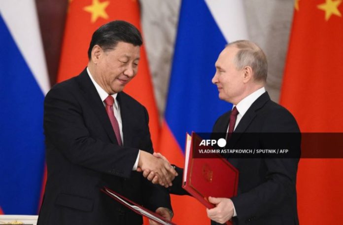 Russian President Vladimir Putin and China’s President Xi Jinping