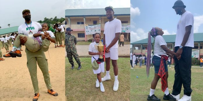 Corps members fall in love after meeting at NYSC orientation camp (Photos)