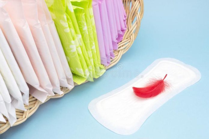 feminine-hygiene-products-menstrual-sanitary-pads-basket-first-menstruation-personal-care-woman