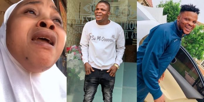 “He left home without his phone since Sunday” – Wife cries out as comedian, Ijoba Lande is declared missing (Video)