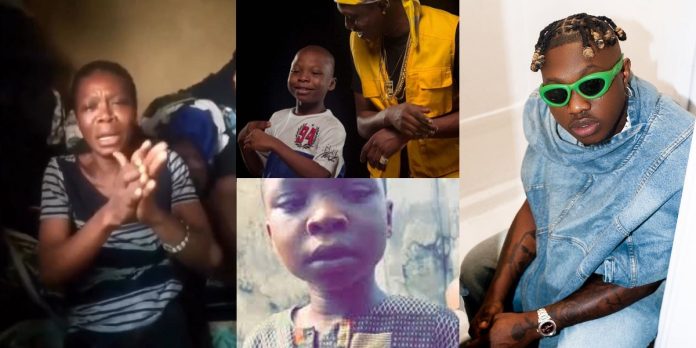 “I know I’ve offended you…This suffering is too much” – Segun Wire’s mum tenders public apology to singer, Zlatan (Video)