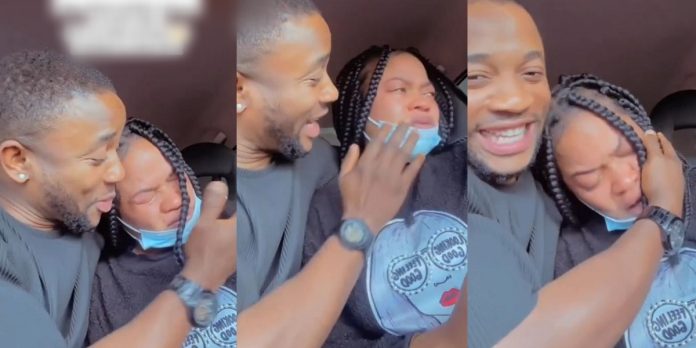 “I wanted a boy as my first child” – Pregnant lady breaks down in tears after discovering the gender of her unborn baby (video)