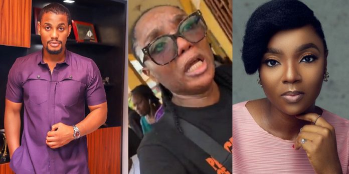 “Is this supposed to be funny?” – Netizens blast actor Alexx Ekubo as he makes fun of colleague Chioma  Akpotha’s ordeal during presidential election, she reacts