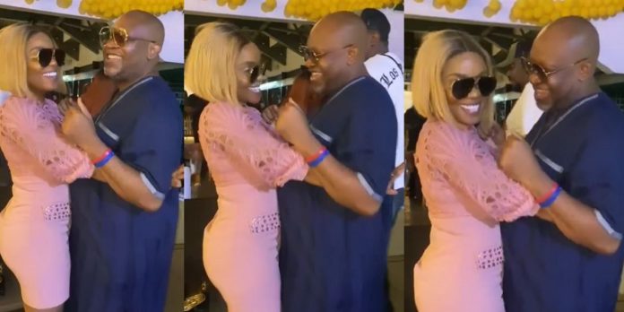 “Missing my Obim” – Actress, Iyabo Ojo gushes as she shares romantic video with lover, Paul O (Watch)