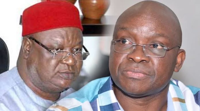 Pius Anyim and Ayodele Fayose