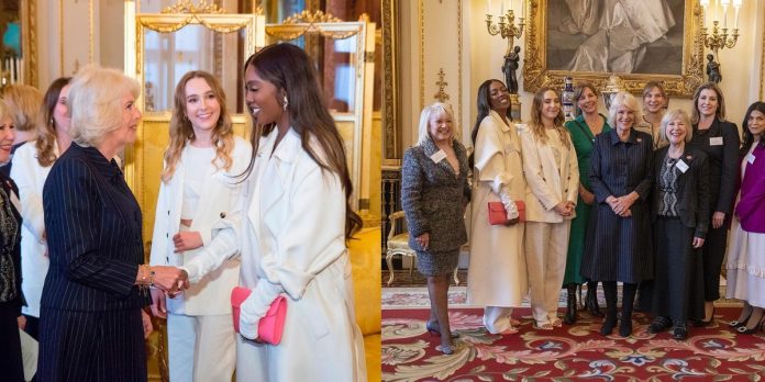 Singer, Tiwa Savage meets Queen Consort, Camilla, at Buckingham Palace (Photos)