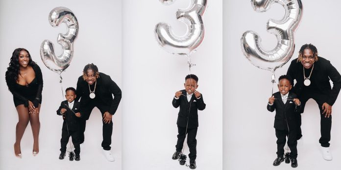 Singer Zlatan shares lovely family photos as his son, Shiloh, turns three.