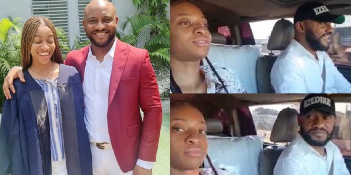 “Who will pay?” – Actor, Yul Edochie questions daughter as she speaks on travelling abroad after studies (Video)