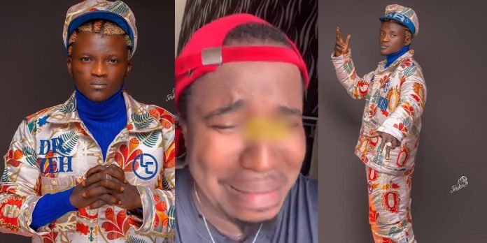 “Your music changed my life, changed my perspective about life” – Nigerian man in tears as he appreciates singer Portable (Video)