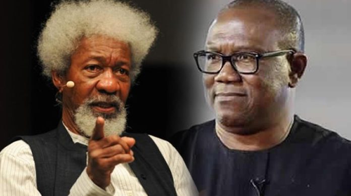 Wole Soyinka and Peter Obi