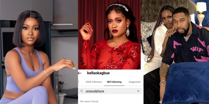 BBNaija star, Bella unfollows Phyna over controversial tweet about her and lover Sheggz; she reacts