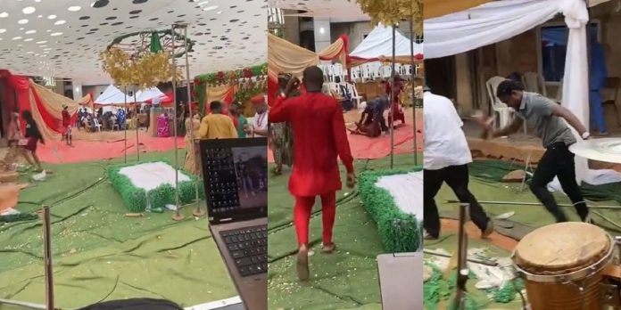 Chaos as bees attack wedding guests in Anambra (Video)